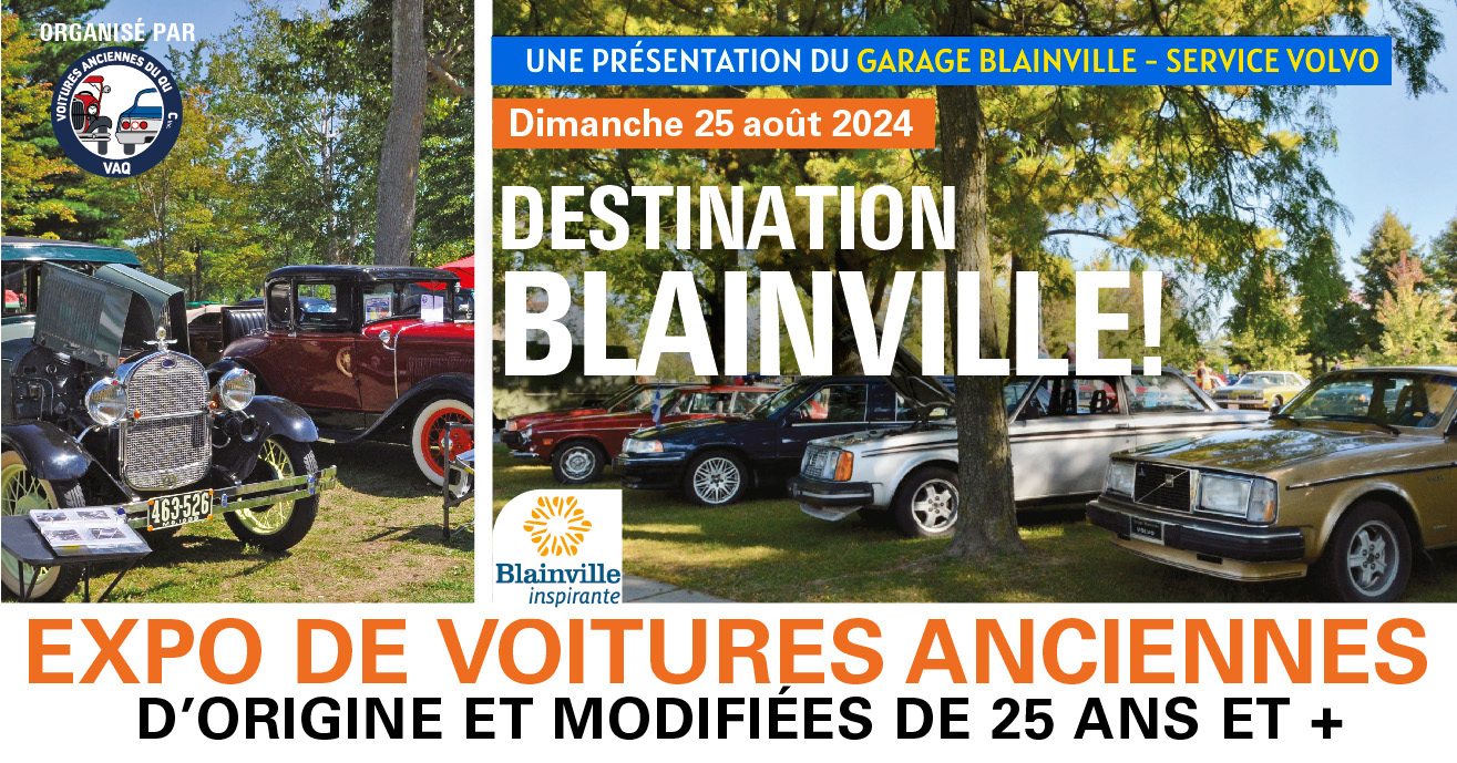 Expo de voitures anciennes de Blainville